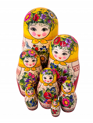 Матрешка авторская 7-и кукольная